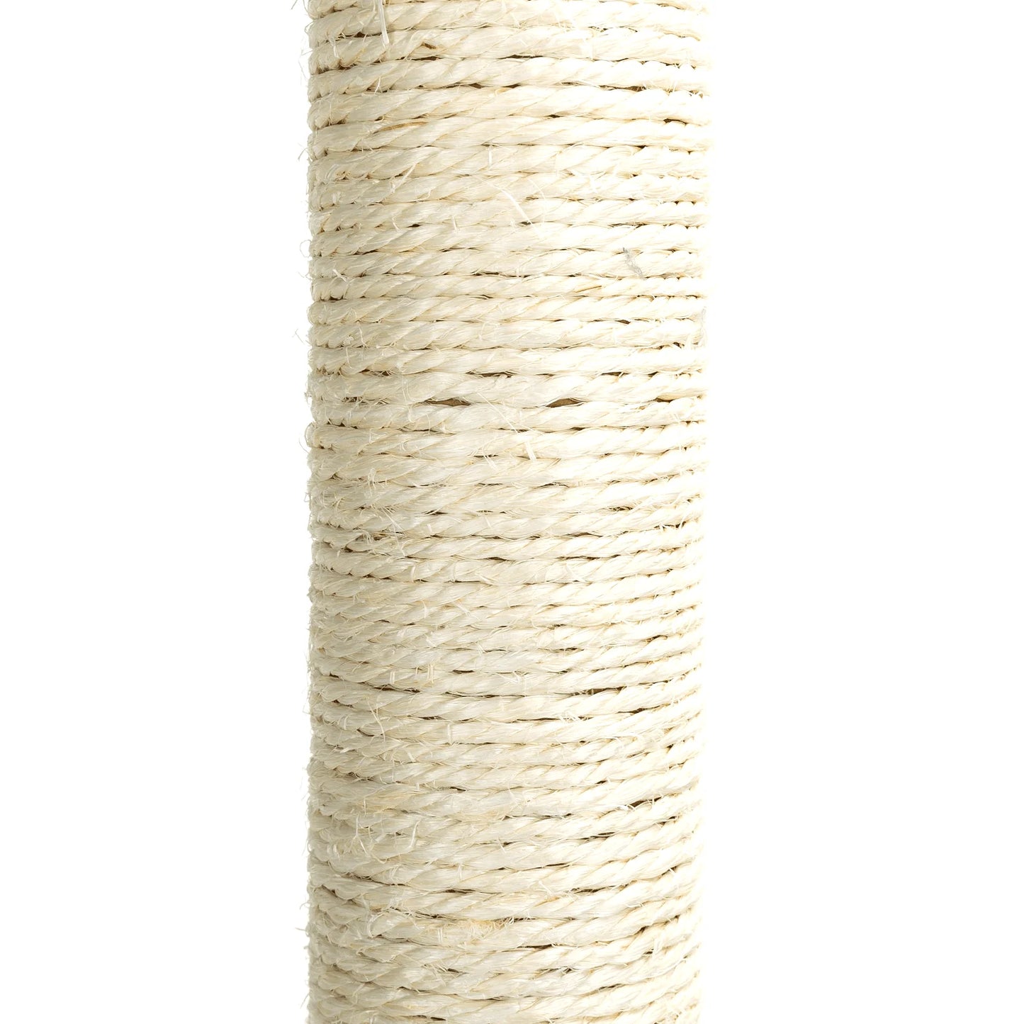 Nobleza Natural Sisal Cat Scratching Post, Cat Scratching Post, Height 80 Cm, Scratching Post for Medium and Large Cats, Stable Base with Hanging Toy Ball and Gray Spring Pompom