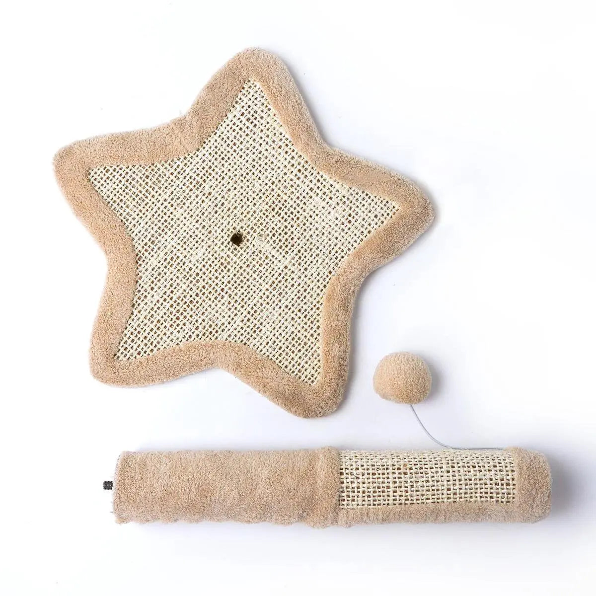 Cat scratching post l33.5*w33.5*h38cm star easy to install ideal for scratches and daily exercise nobility