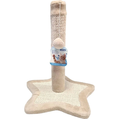 Cat scratching post l33.5*w33.5*h38cm star easy to install ideal for scratches and daily exercise nobility